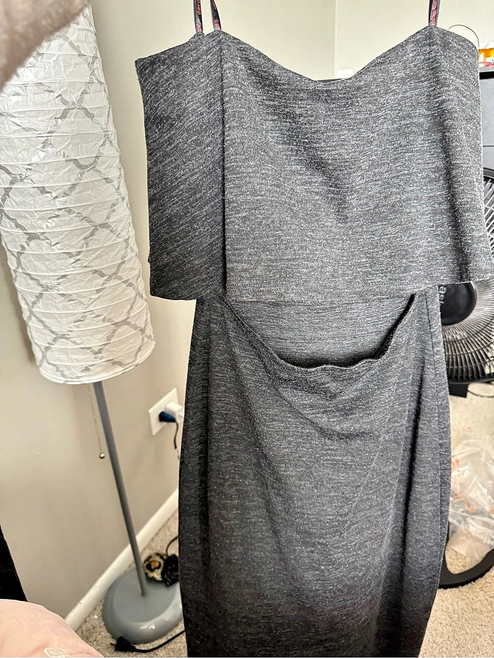G by Guess Gray Maxi Dress Like New